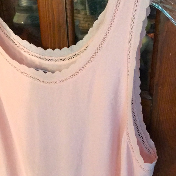 Chelsea28 Dress, Drop Waist with Ruffle Hem, Scallop Trim - Picture 2 of 4